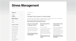 Desktop Screenshot of aboutstressmanagement.com