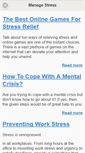 Mobile Screenshot of aboutstressmanagement.com