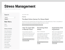 Tablet Screenshot of aboutstressmanagement.com